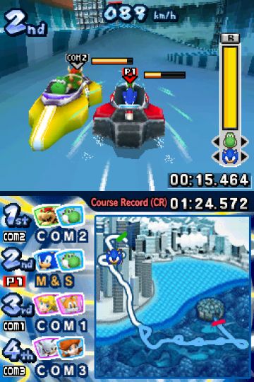 Immagine -10 del gioco Mario & Sonic ai Giochi Olimpici Invernali per Nintendo DS